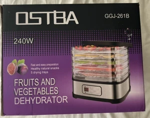 Ostba Obst Gemüse Dörrautomat GGJ-261B Neu im offenen Karton - Bild 1 von 5