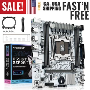 LGA 2011-3 X99 PR9 Gaming Motherboard For Intel XEON E5 V3 V4 4 DDR4 ECC REG RAM - Picture 1 of 17