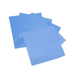 5 Pcs Silikon Wärmeleitfähigkeit Pad CPU GPU Wärmeleitblatt 100x100x0.5mm 1 UB - Bild 1 von 22