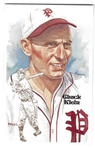 1981 Perez Steele Hall of Fame Postcard #171 Chuck Klein 02501/10000 Cover