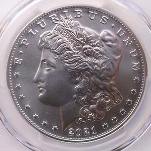 2021 $1, Morgan Silver Dollar Commemorative Coin., PCGS MS-70., #1902 - Picture 1 of 4