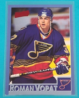 1995-96 Bowman RC #139 Roman Vopat St. Louis Blues HOCKEY Card C9 - Image 1 of 2