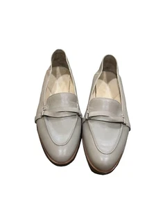Aerosoles Slip On Women's Loafers South EastFlat Stacked Heel Grey Leather Size8 - Picture 1 of 9