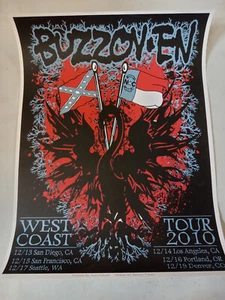 Buzzoven West Coast Tour 2010 (póster de concierto) 18X24 - Imagen 1 de 1