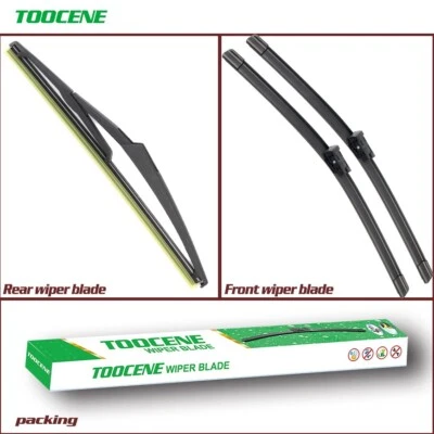 Front and rear Windshield Wiper Blades for Lexus NX200 NX200t NX300h 2014-2020 - Image 1 of 4