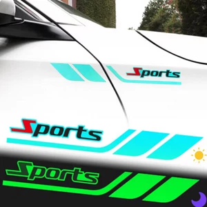 2pcs Car Body Side Decal Sport luminous fender decorative sticker Accessories  - Picture 1 of 12