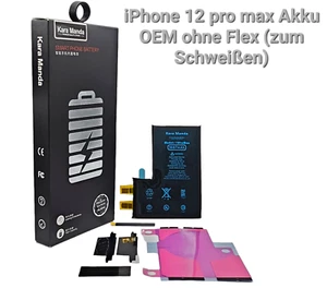 Für Apple iPhone 12 pro max Batterie Akku Battery Ohne Flex Ersatzakku(3687 mAh) - Zdjęcie 1 z 3