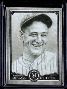 2020 Topps Museum Collection Canvas Collection Reprints Lou Gehrig #CCR-48