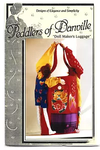 Doll Makers Luggage Tote Craft Sewing Pattern Soft Sculpture Fabic Art Design - Picture 1 of 2