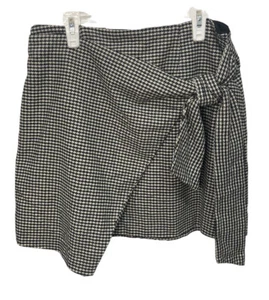 Aritzia Wilfred Faux Wrap Wool Cashmere Mini Skirt Size 10 Academia Y2K - Picture 1 of 5