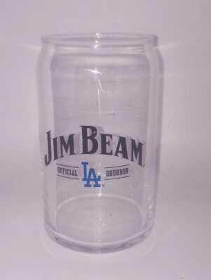 Jim Beam Official Bourbon 5-1/4" Tall Los Angeles Dodgers Collectible Glass - Image 1 of 4