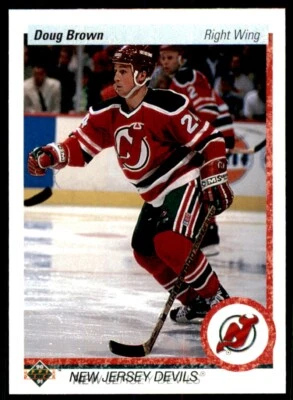 1990-91 Upper Deck Doug Brown . New Jersey Devils #159 - Image 1 of 2