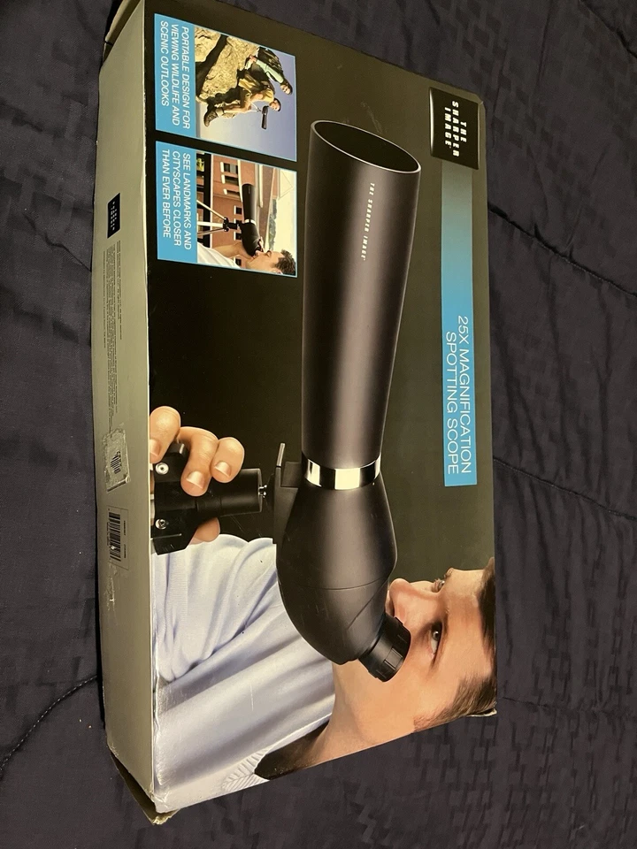 The Sharper Image 25X Magnification Spotting Scope New In Box - Image 1 of 3