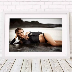 CARA DELEVINGNE - Model Poster Picture Print Sizes A5 to A0 **FREE DELIVERY* - Foto 1 di 14