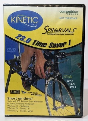 Kinetic Spinervals 23.0 Time Saver 1 DVD 2005 NEW/SEALED Bicycle/Bike Workout - Image 1 of 2