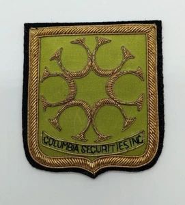 Vintage Golf Blazer Badge Columbia Securities Inc - Bild 1 von 4