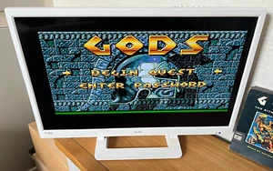 Amiga Bitmap Brothers GODS Vintage 1991 Game - Working -👽👾Retro Gift Idea👾👽 - Afbeelding 1 van 24