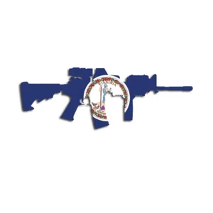 Virginia State Shape AR15 Sticker - Picture 1 of 3