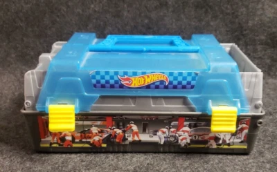 Mattel Hot Wheels Dual Lane Double Track Starting Gate Launcher w/Storage (C4B4) - Image 1 of 4