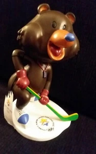 OLYMPICS WINTER GAMES SALT LAKE 2002 "COAL"  HOCKEY BOBBLE HEAD  - Picture 1 of 6