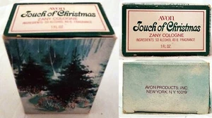 TOUCH OF CHRISTMAS AVON ZANY COLOGNE - BRAND NEW/FULL BOTTLE - VINTAGE 1970's - Picture 1 of 8