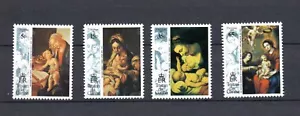 Tristán da Cunha 1993 conjunto Navidad/Pinturas/Religión sellos (Michel 544/47) MN - Imagen 1 de 1
