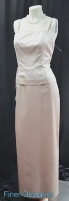 Alex Evenings Vestido de Novia Satén Vestido de Baile Champagne FORMAL Boda 10 NUEVO Foto 1 de 4