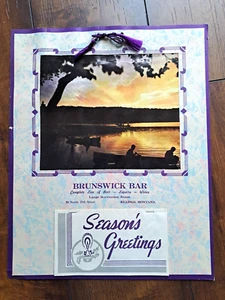 BRUNSWICK BAR BILLINGS MT 1945 Calendar Montana Collectible WWII-era Ephemera - Picture 1 of 6