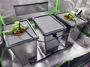 Kit de sistema de hidroponía de 2 tanques para Homebox Grow Tent tienda hidroponía cultivo de cáñamo - Imagen 1 de 5