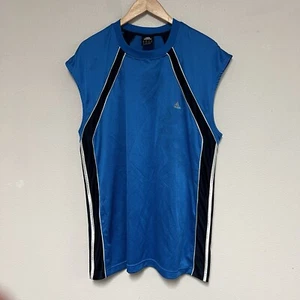 Vintage 90s adidas Equipment Basketball Royal Blue Jersey Tank sz XL - Picture 1 of 4