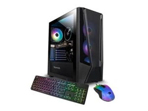 iBUYPOWER TraceMesh Gaming Desktop PC, AMD Ryzen 7 7700, AMD Radeon RX 7800XT - Picture 1 of 5