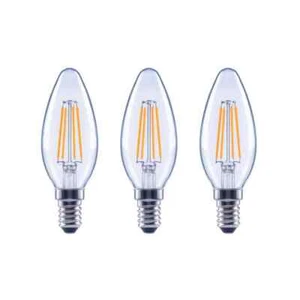 40-Watt Equiv B11 Dimmable E12 Candelabra Clear Vintage Bulb Daylight (3-Pack) - Picture 1 of 11