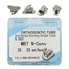 80 pc Dental Orthodontic Buccal Tubes Non-convertible 1st 2nd Molar MBT Roth 022