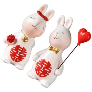 1 Engagement Decor Tisch Dekorationen Dusche Romantische Figurine - Bild 1 von 11