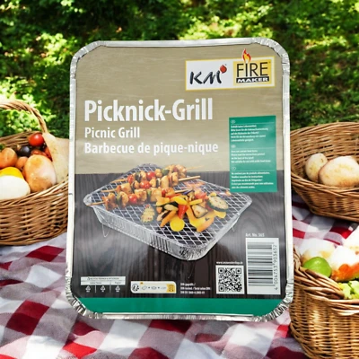 Picknick-Grill 365, Einweggrill zum Grillen, Mini Grill, Picknicken und Zelten - Bild 1 von 4