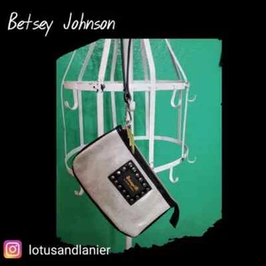 Betseyville By Betsey Johnson Sparkly Wristlet - Picture 1 of 9