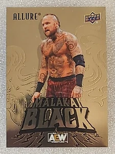 #50 MALAKAI BLACK 2024 Upper Deck AEW Allure BASE SILVER HOUSE of BLACK - Picture 1 of 2