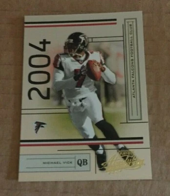 2004 PLAYOFF ABSOLUTE MICHAEL VICK FALCONS #5 - Image 1 of 2