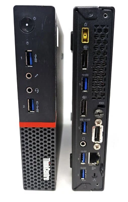 lenovo thinkcentre m900 PC USFF desktop 13 6100t 16GB 1TB SSD HDD Windows 10 - Image 1 of 4