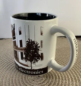 SELTENE Vintage Micro Center Brooklyn Computer elektronischer Laden Werbung Kaffeebecher - Bild 1 von 9