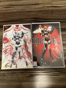 MAGIK #1 J SCOTT CAMPBELL EXCLUSIVO CONJUNTO A & B AGOTADO CERTIFICADO DE AUTENTICIDAD FIRMADO LIMITADO #378 - Imagen 1 de 1