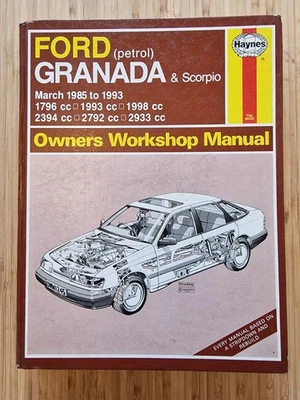 Ford Granada & Scorpio - 1985-1993  - Haynes Workshop Manual - Image 1 of 3