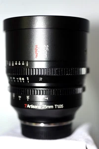 7artisans 25mm T1.05 Vision (APS-C) Cinema Lens for Fujifilm FX mt. NEW OPEN BOX - Picture 1 of 13