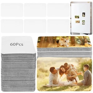 60 Pcs Sublimation Magnet Blanks, 2.17 x 3.54 Inch Personalized Fridge Magnet... - Picture 1 of 6