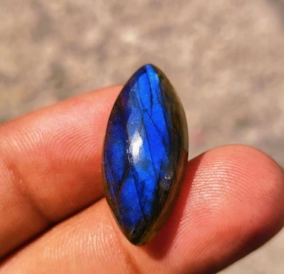 48 quilates de labradorita natural multi fuego pera cabujón piedra preciosa... - Imagen 1 de 4