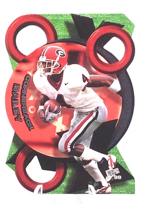 Champ Bailey 1999 Press Pass X's and O's #XO3 RookYear Georgia 1 Owner Sharp! - Image 1 of 2