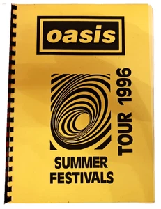 Oasis 1996 Tour Production Manual – Knebworth Era – Crew Only – Ultra Rare - Picture 1 of 12