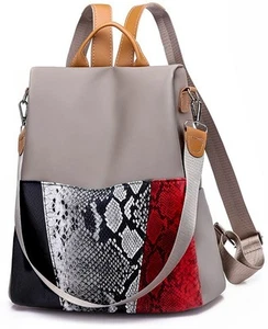 Damen Rucksack Tasche Lederoptik Diebstahlsicher Tagesrucksack Schultertasche - Bild 1 von 10