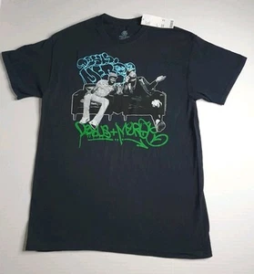 Desus & Mero Shirt Size Medium Black Graffiti Couch Body Rags NWTs Tee Exclusive - Picture 1 of 9