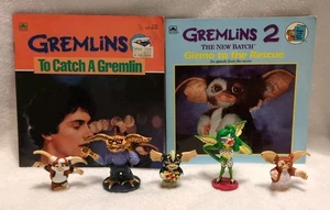 1990 Applause Gremlins Lot Of 5 Vintage Figures Gremlins 2 Gizmo Greta + 2 Books - Picture 1 of 19